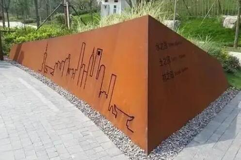 翁源耐候钢挡土墙